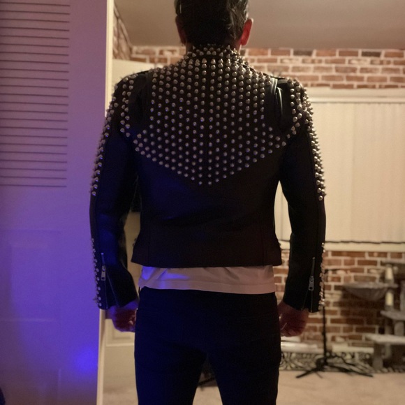 Spiked leather jacket from stud and spike lab UNISEX - Picture 9 of 9
